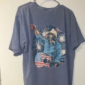 Size L Old Row Comfort Colors pocket tee